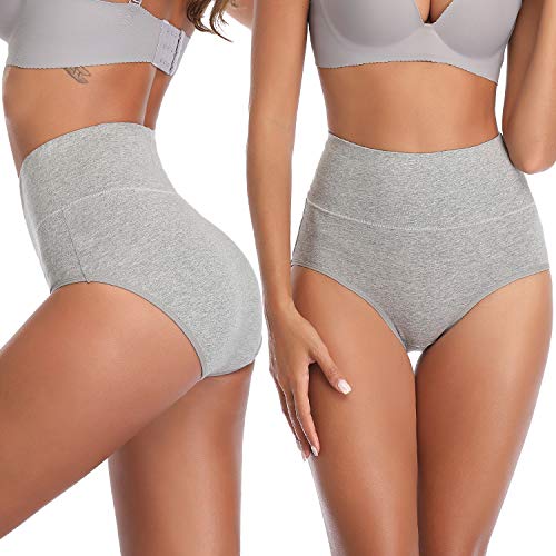 Annyison Womens Underwear 3 Pack, Soft Cotton High Waist Breathable Solid Color Briefs Panties For Women thumb #6