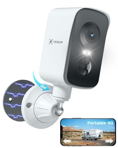 COCOCAM 4G Portable Magnetic Cellular Security...
