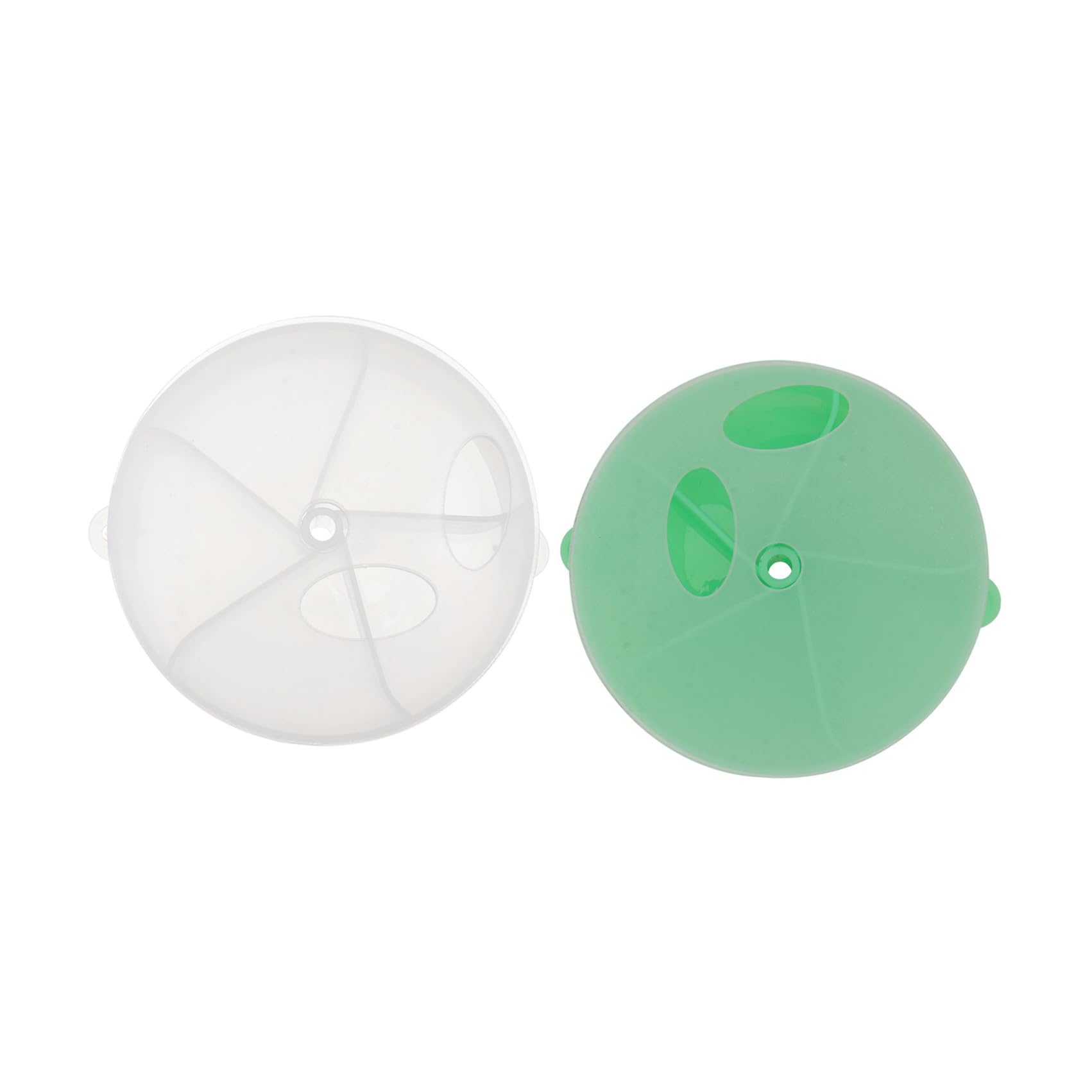 2pcs Acrylic Foraging Boxes for Parrots Interactive Wind Wheels Compartment Design for Fun Treat Dispensing Bird Playthings for Macaw Cockatiel and More - image 5