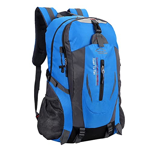 TTSAM Sac à dos de randonnée imperméable pour homme et femme - Sac à dos léger - Convient pour les voyages et le camping - Bleu roi (30 cm x 16 cm x 53 cm), Bleu, vert, rouge, noir, Blue Cover