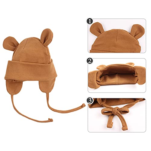 JANGANNSA Winter Baby Newborn Hat Cotton Baby Boy Beanie Autumn Infant Girls Hats New Born Hospital Bonnet4