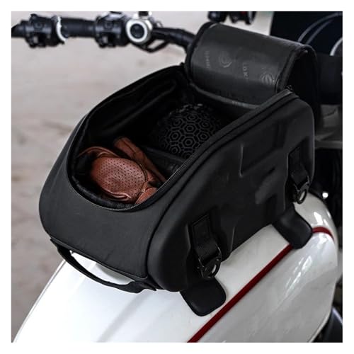 Bolsa Tanque Magnético para Motocicleta Negra Impermeable 4