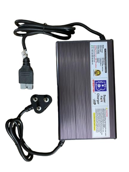 BHEEMTEK 51.2volts 20amp fast charger suitable for 51.2v 16s lfp (lithium) battery with 50Amp anderson 58.4 cutoff
