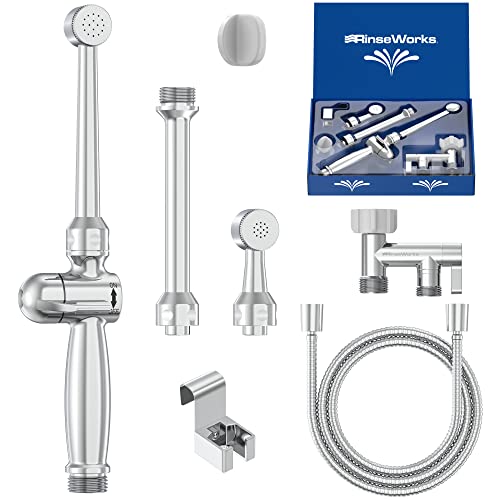 Aquaus SprayMate & Aquaus 360 Premium Diaper Sprayer for Toilet Bundle (Brass Sprayer)