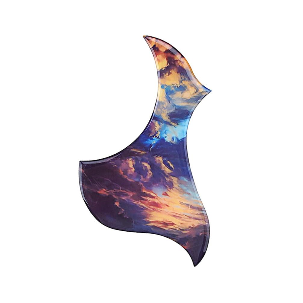 Guitar Pickguard Pickguards for Guitar Plastic Guitar Protector Guitar Supplies Guitar Scratch Plate Guitar Protective Board Guitar Accessory Acoustic Guitar Protective Plate