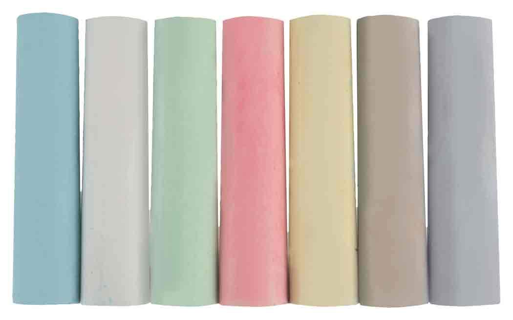 20 Craies Trottoir Pastel O'COLOR - Craies à La Lavable Pour Dessin En Extérieur