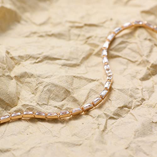 Image of Fettero Anklet Bracelets for Women Gold Plated Dainty Waterproof Anklet Charm Bracelet Summer Beach Foot Jewelry