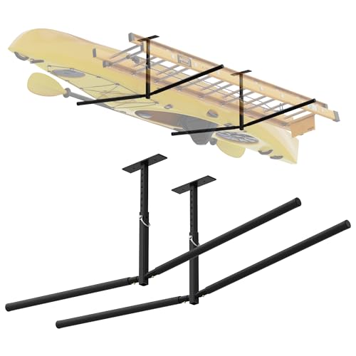 Dabolang CEILING LADDER STORAGE RACK Adjustable Ladder Ceiling Rack cover
