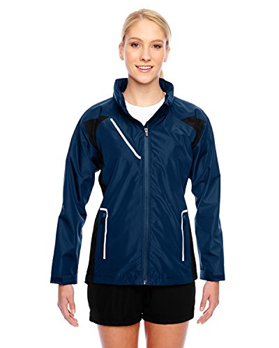Team 365 Ladies Dominator Waterproof Jacket, Medium, SPORT DARK NAVY