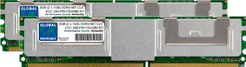 Mémoire RAM KIT DDR2 667MHz PC2-5300 ECC FBDIMM pour serveur Apple XSERVE de fin 2006