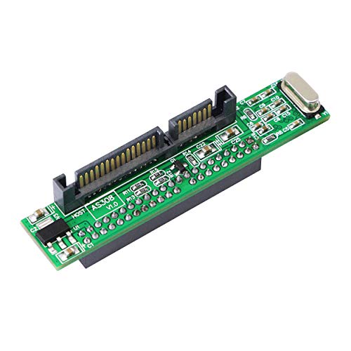 SinLoon 2.5 IDE 44Pin Female to SATA Male Adapter for 2.5 IDE Hard Disk Drive to SATA Interface Converter