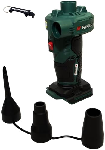 HEADNMORE Bundle Parkside PALP 20-Li - Compresor de batería (20 V, incluye llavero)