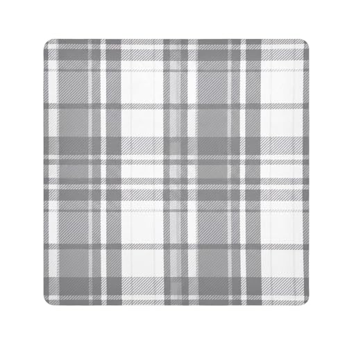 ODAWA Camera Dust Bag 17.7 In, Gray Plaid Self-adhesive Cloth Protective Camera Wrapper, Easy-Storage Magic Cloths for Camera Tablet Laptop