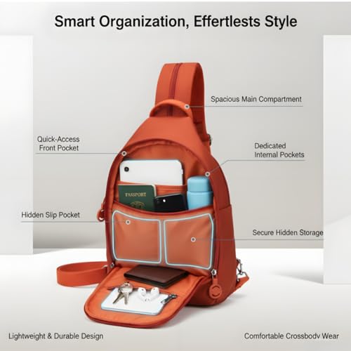 Bolso antirrobo 3 en 1, bolso tote de viaje premium 2025 para mujeres, impermeable y con seguridad RFID, bolso cruzado y mochila ligero miniatura 6