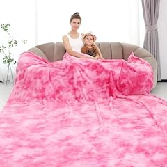 Pink Tie Dye Blanket