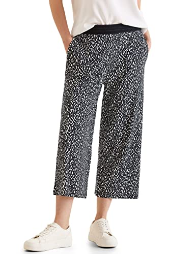 STREET ONE Damen A376510 3/4 Culotte, Black, 44W / 22L