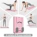 JANUA Pilates Board Reformer Set, 5 in 1 Multi-Purpose Foldable Pilates Sliding Board for Home, Pink