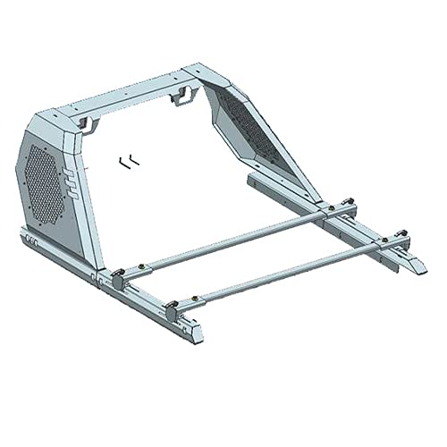 Image of Black Horse Vigor Cross Bar Black Compatible with 2020-2023 Jeep Gladiator-VRCB64-G