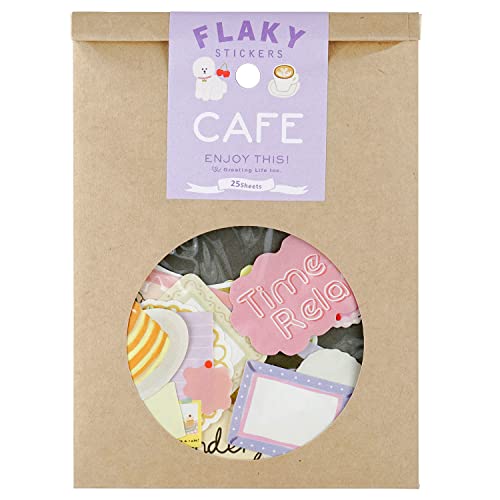 グリーティングライフ フレーキーステッカーズ カフェ YDCK-29