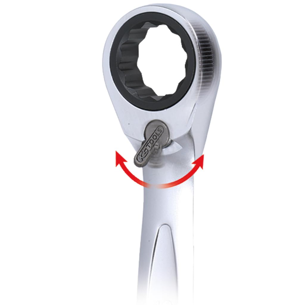 KS Tools 503.4613 GEARplus Ratschenringmaulschlüssel,umschaltbar 