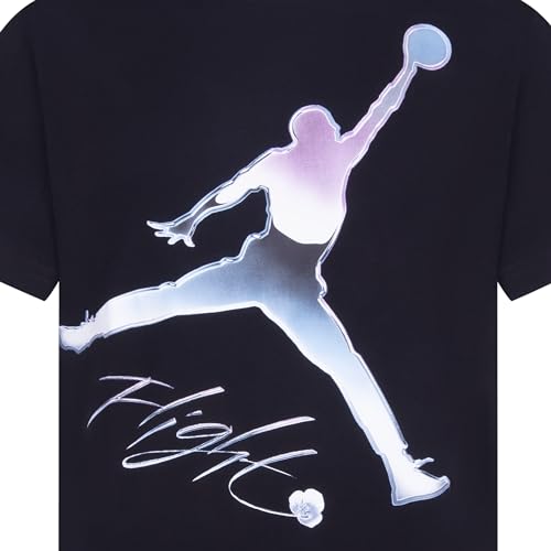 Jordan Boy's Jumpman Flight Chrome Short Sleeve Tee (Big Kids) Black MD (10-12 Big Kid)3