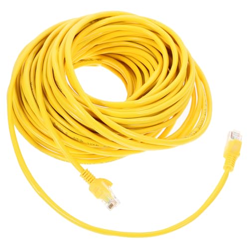 Cable Ethernet Cat 5E Patch Cord RJ45 20M Amarillo