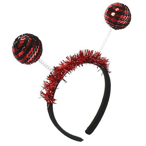 Beaupretty Diadema Tridimensional Con Lentejuelas Diadema De Espuma Banda De Pelo De Halloween Víspera De Todos Los Santos Mujer Cosplay Diademas De Fiesta Para Adultos Lentejuelas Incluso