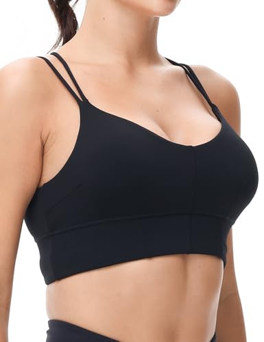 Image of MotoRun Bralettes for Women, Strappy Sports Bra Push up Bralette Sexy Bras Rave Top