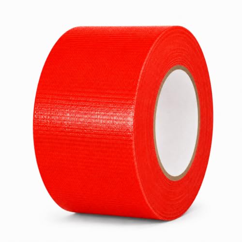 Image of GGR Supplies CDT-36 Industrial Grade Cloth Duct Tape, Red 3 Inch x 60 Yards, Waterproof UV Resistant Heavy Duty, Clean Removal with No Sticky Residue for Repairs, Packaging, and Bundling