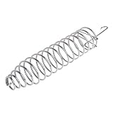 Fabricado en acero inoxidable, es duradero y resistente al óxido. Diseño en espiral y hueco, fácil para que las aves obtengan alimento de él.