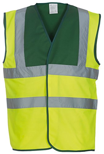 Chaleco para hombre verde paramedic Yoko ideal para actividades exteriores en carretera
