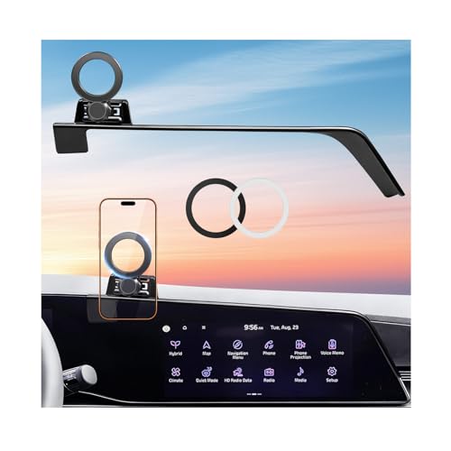 Katorn Car Phone Holder for KIA NIRO/EV/Hybrid 2026 2025 2024 2023 (Only for 8/10.25-Inch Screen) 360° Rotation Magnetic Cell Phone Mount, Compatible with Magsafe, Does Not Affect Air Vent