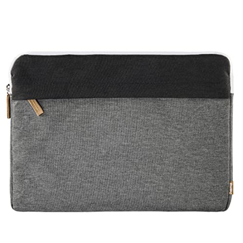 Hama Tasche für Tablet und Notebook bis 13.3 Zoll (Tablettasche, Laptoptasche für Notebook, Tablet, iPad, iPad Pro, MacBook, Surface bis 13,3 Zoll, Hülle, Case, Laptophülle, Sleeve) schwarz grau