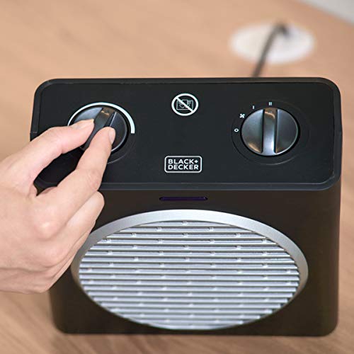 BLACK+DECKER BXSH2003E ventilatorkachel, 2000 W, kunststof, zwart - Afbeelding 5