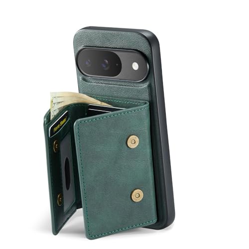 Étui Google Pixel 9 anti-piratage RFID housse portefeuille cuir avec support vidéo