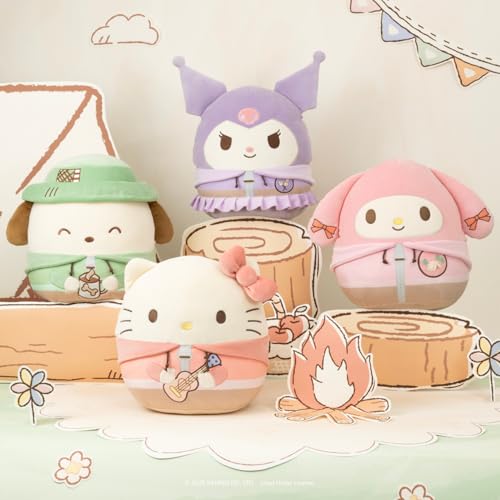 Squishmallows Original Sanrio 12in Cute Camping Pochacco – Official Jazwares Plush (Medium-Sized) - image 4