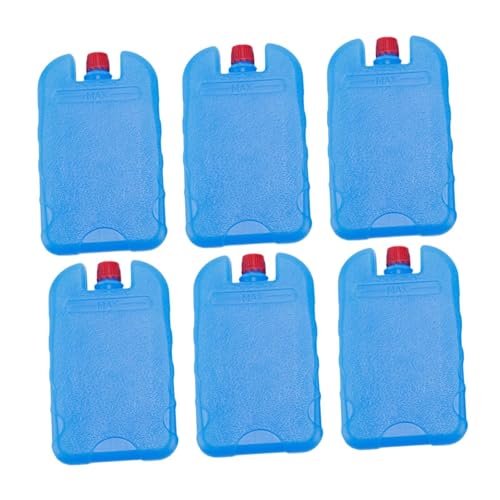 Menolana 6X Ice Packs Ice Blocks Leakproof Rectangular Lightweight Freezer Lunch Box Coolers for Beach Family Picnic Travel Outdoor