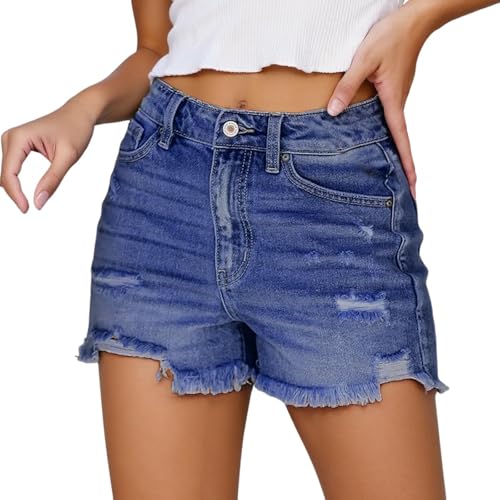 Short en jean femme idéal pour les vacances d'été et sorties décontractées