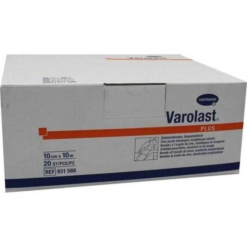 VAROLAST Plus Zinkleimbinde 10 cmx10 m 20 St