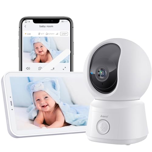 ARENTI Camara Vigilancia Bebe con 5" LCD Pantalla 1080P, Vig...