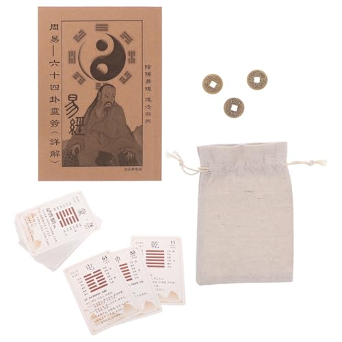 Materiali: realizzati con carta e tecnologia di stampa, che garantisce che le carte siano resistenti e facili da leggere, fortuna feng shui, guida allo studio i ching