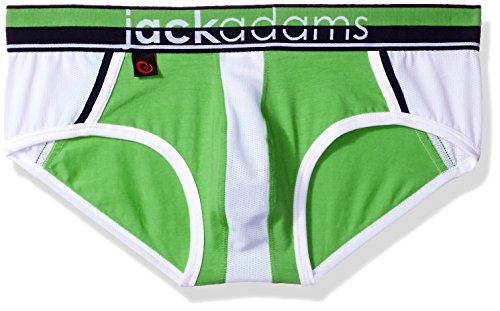Jack Adams Men's Race Brief, Lime, Small