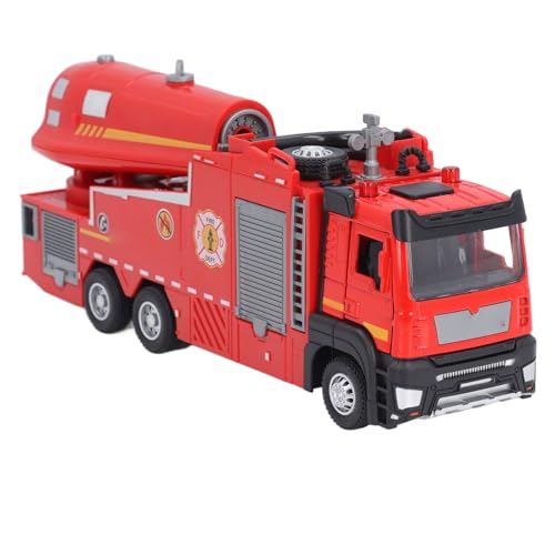 Rcniso Modelo de Camión de Bomberos de Juguete para Niños, Juguete de Camión de Bomberos Multifuncional Simulado para Uso en Exteriores