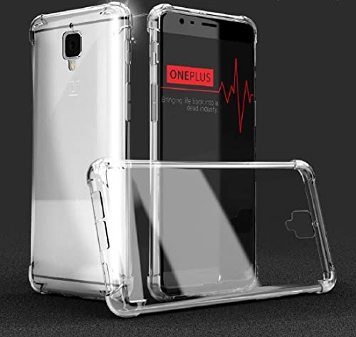 Image of Gorilion for OnePlus 3T / OnePlus 3 (Bumper Case) Back Cover Clear Thin Soft Case for OnePlus 3T / OnePlus 3 - Transparent