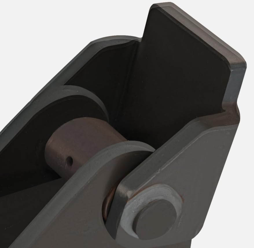 Set of Weld-on Steel Dump Truck Trailer Hinge Work On Any 2" Rectangular Tube