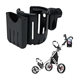 Noaxylic Getränkehalter, Getränkehalter Kinderwagen mit Handyhalter, Universal Flaschenhalter Fahrrad, Schwarz Getränke Halter, 360 Grad Drehung Getränke Halter, für MTB, Fahrrad, Roller, Kinderwagen