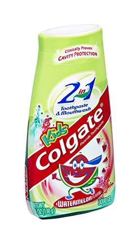 Colgate Kids 2-in-1 Toothpaste and Mouthwash Watermelon 4.60 oz