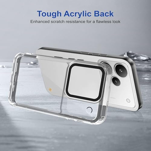 Image of Zapcase Back Case Cover for Realme P4 5G | Compatible for Realme P4 5G Back Cover | Case Cover with Camera Protection | (TPU + PC | Transparent)
