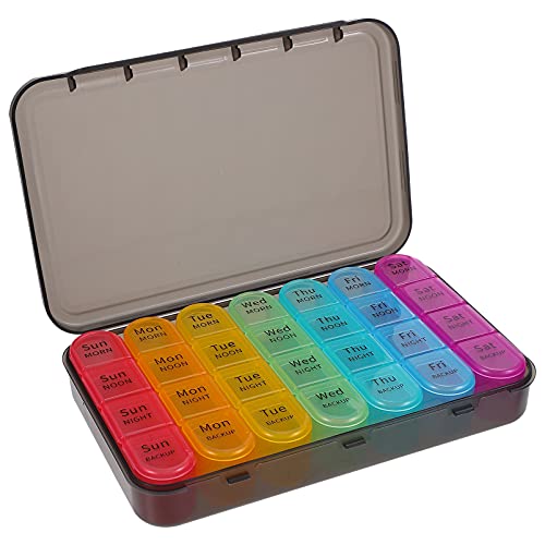 ARTIBETTER 7 1Pc Titular Weekly Pill Organizer Container Dispenser- Day Pill Box Medicina Lembrete 4
