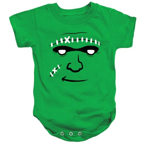 Popfunk Halloween Frankenstein Costume Unisex Infant Snap Suit for Baby, Kelly Green, Medium